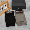 High Quality Low MOQ 100% Custom Made Cotton Socks Custom Design Logo Crew Men′s Socks