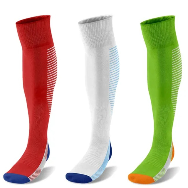 Wholesale High Quality Men′s Non-Slip Towel Bottom Sports Football Socks
