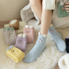 Winter Coral Velvet Sleeping Socks Thick Warm Floor Socks Cute Cartoon Plush Grip Socks