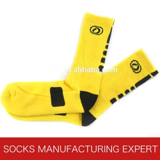 Men′s Cotton Elite Basketball Socks