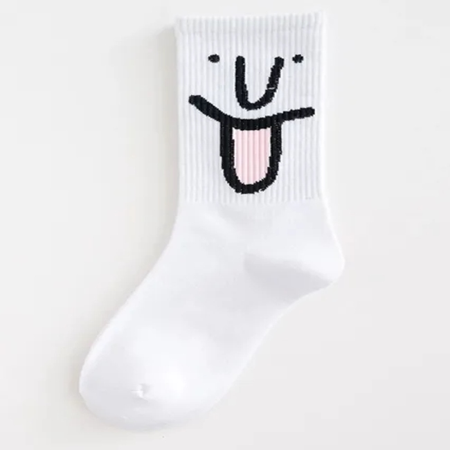 Fashion Art Anime Face Unisex Ankle Compression Socks