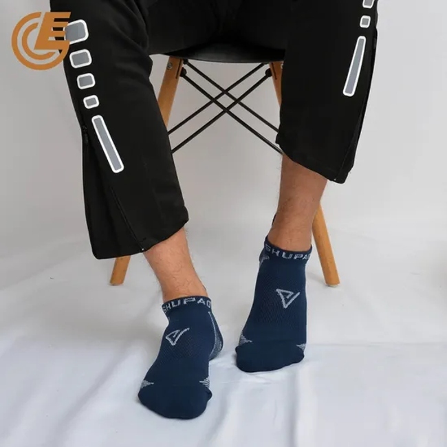 Custom Breathable Men Socks Cotton Soft Ankle Sports Compression Sock