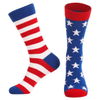 Customize All Sorts of Fashion Sport Sock Casual Sock Stripe USA Flag Sock in Many Designs, Colors, and Material