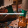  N Customized High end Quality Men s Mercerized Cotton Dress Socks Fashion Design Breathable Deodorant s Knitting Crew Socks