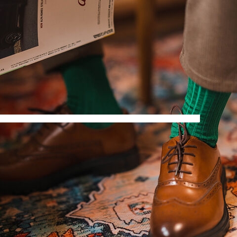  N Customized High end Quality Men s Mercerized Cotton Dress Socks Fashion Design Breathable Deodorant s Knitting Crew Socks