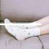 Wholesale floral moon star design yiwu custom logo warm women crew socks cute
