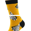 No Moq High Quality Knitting Jacquard Design Custom Sport Socks Unisex Size Men And Women Crew Socks