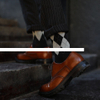 Wholesale High Quality Men s Seasons British Style Geometric Rhombus Knitting Seamless Cotton Crew Dress Socks