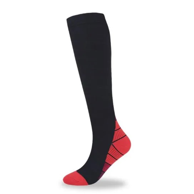 Personalized Cheap Breathable Knee High Long Polyester Men and Women Running Fitness Sport Compression Socks