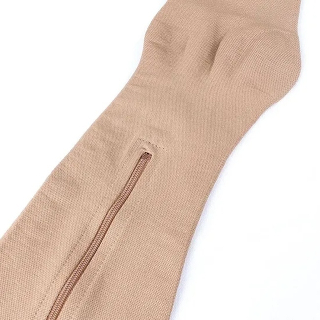 Wholesale Toeless Knee High Medical Zipper Compression Socks for Women and Men