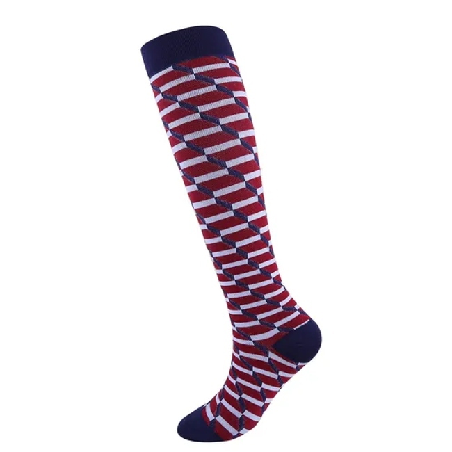 Wholesale Color High Knee Compression Outside Nice Quality Comfortable Socks
