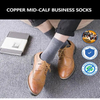 Enerup Athletic Wear-Resisting Women & Men Copper MID-Calf Business Socks