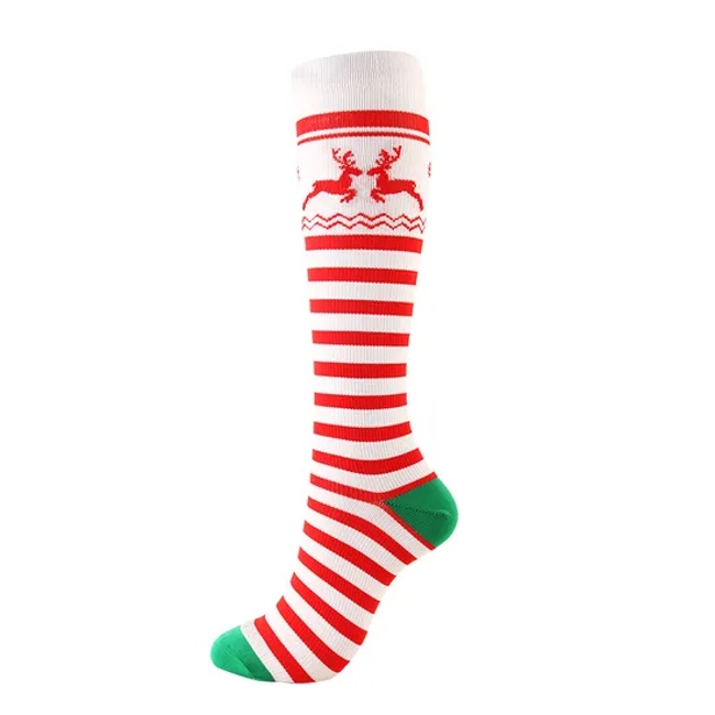 0046 Calf Sports Adult Compression Pressure Socks Over-The-Knee Socks