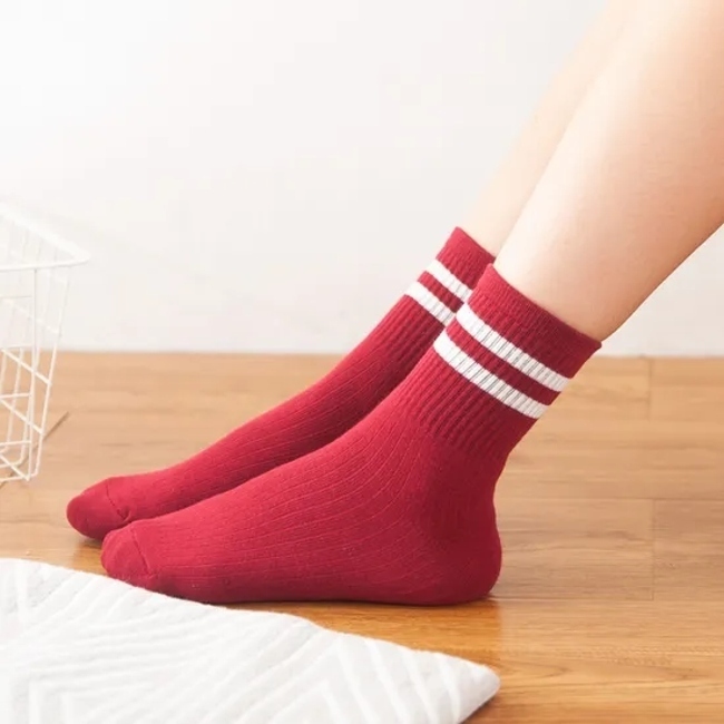 Unisex Custom Kids Children Cotton Wholesale Compression Student School Short Socks