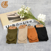 Qlm-82-4 Compression Sock Factory Bulk Sell Spandex Women′s Crew Socks