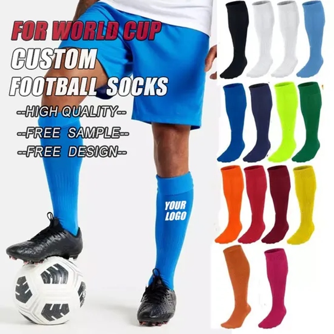 Knee High Nylon Sport Stocking for Men Compression Football Soccer Socks