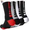 Wholesale High Quality Basketball Socks Men′s Outdoor Athletic Crew Socks Cushioned Thick Sports Non Slip Long Compression Socks