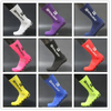 Custom Made Terry Bottom Compression Socks Athletic Anti-Slip Grip Football Socks Short Sports Soccer Socks