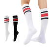 Classic Stripe Knee High Unisex Polyester Nylon Unisex Men and Women Breathable Sweat-Absorbent Compression Sports Socks