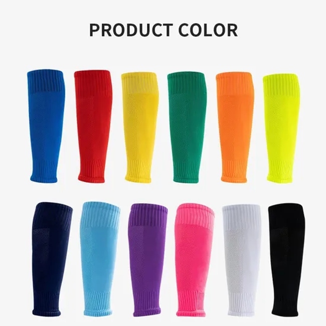 OEM Custom Football Compression Leg Sleeves Athletic Pre Cut Soccer Sock Sleeves