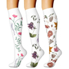 Charmking Custom Logo Hot Selling Compression Socks for Women Ladies Men Unisex Best Support for Athletic Running Cycling Sports