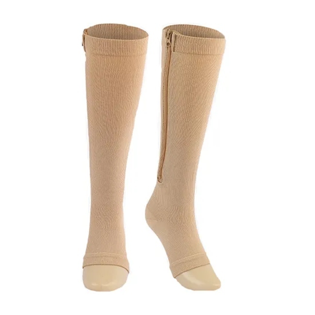 Nice-Looking High Quality Compression Socks with Customized Pattern Sports Socks for Young Man and Woman