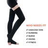 Unisex 20-30 Mmhg Closed Toe Knee High Bonvolant Compression Socks Medical