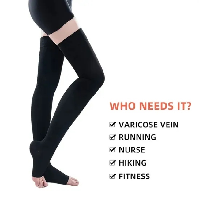 Unisex 20-30 Mmhg Closed Toe Knee High Bonvolant Compression Socks Medical