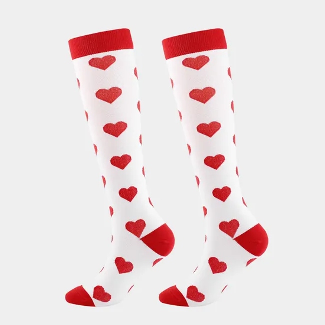 Hf Sports Pressure Hosiery Outdoor Cycling Hosiery Stock Knee Protection Compression Socks