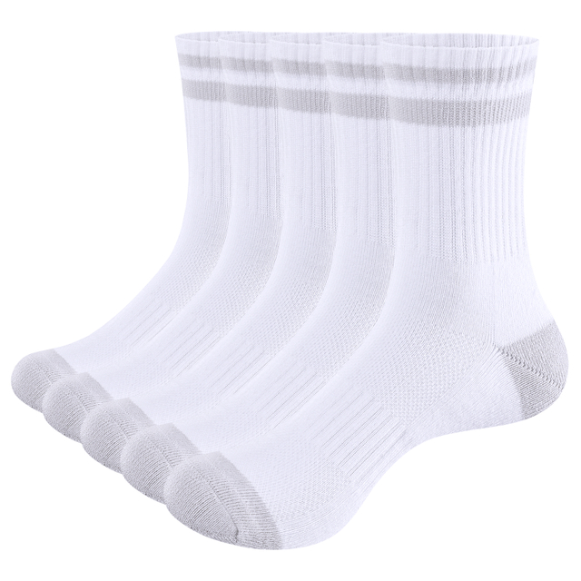 supply chain partner YUEDGE Mens Moisture Wicking Training Athletic Socks Anti Sweat Cotton Cushioned Quarter Fitness Socks for 