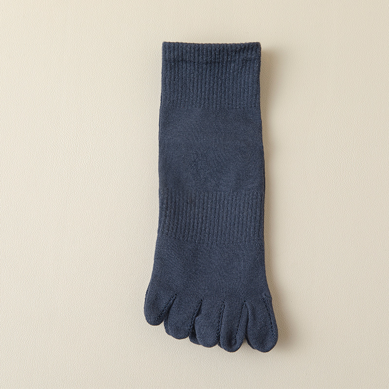 Chinese Brand Women Yoga Socks Breathable Cotton Five-finger Gym Fitness Dance Sports Socks Professional Silicone Anti-slip 