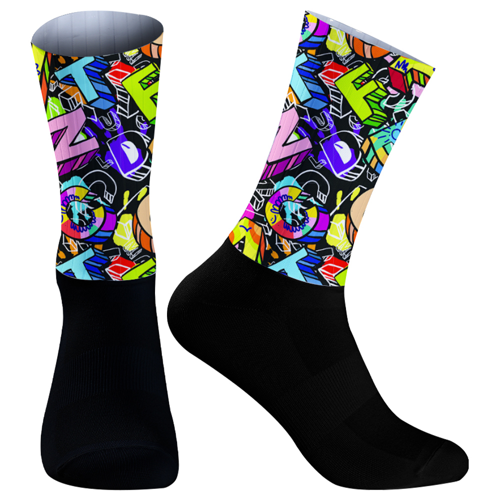 confidential Trail Running Cycling Crew Socks New Compression Socks Sports cycling 