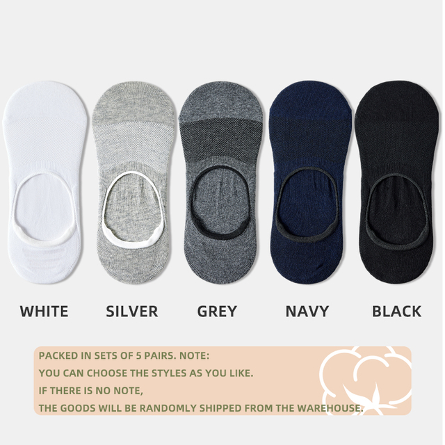 top-tier buyer MiiOW Cotton Short Sock Men Invisible Boat Sock Antislip Ankle Sock Summer Thin Deodorant Breathable Business 