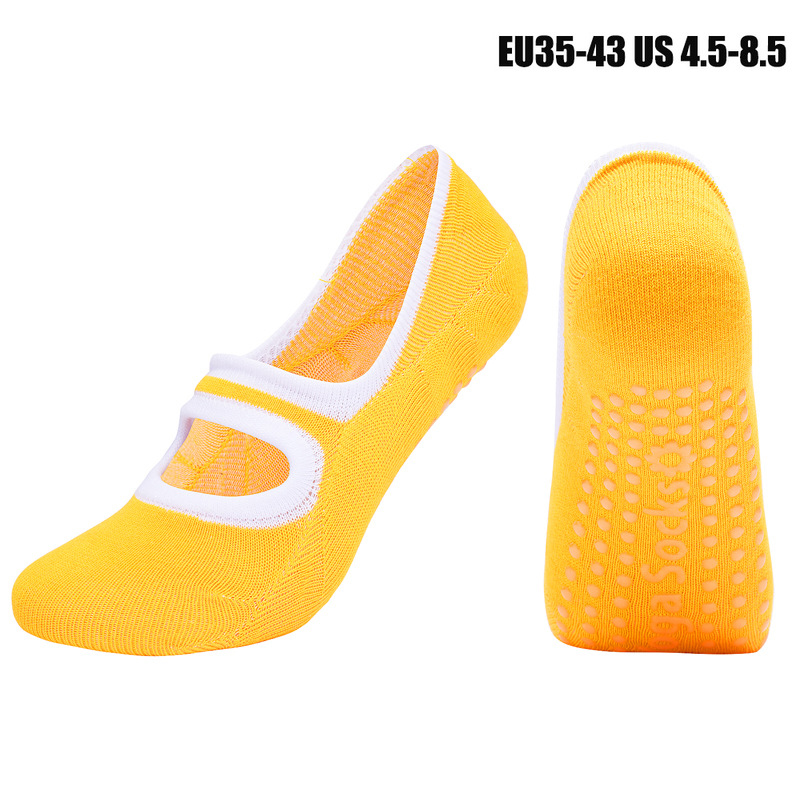Lowest Price High Quality Ladies Pilates Socks Non-Slip Breathable Backless Yoga Ankle Bare Instep Ladies Ballet Sports Socks 