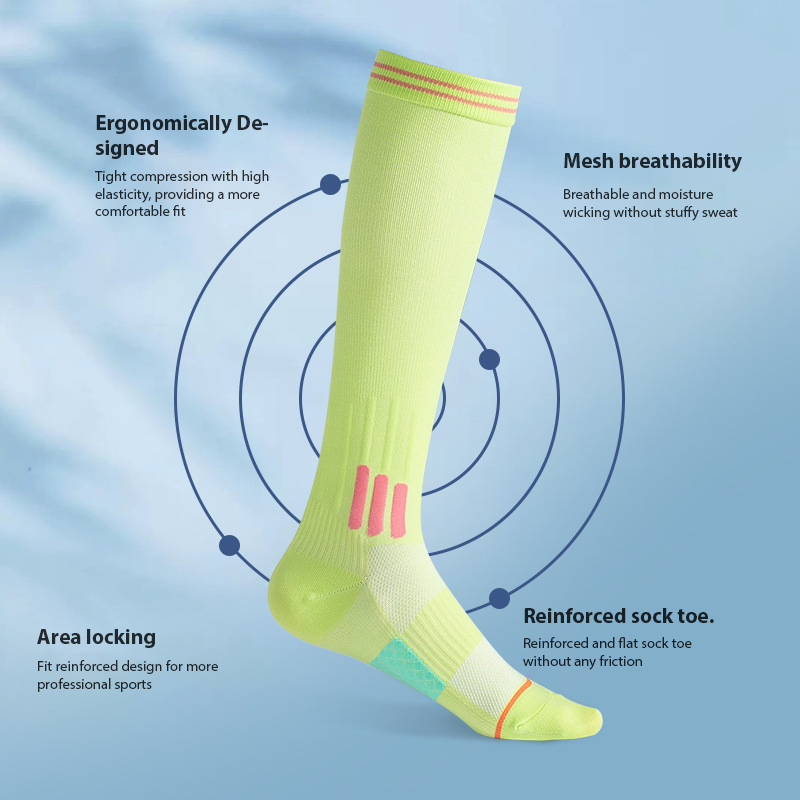 Economy Option Beautiful calf socks running skipping yoga socks stockings compression socks pressure socks trendy professional 