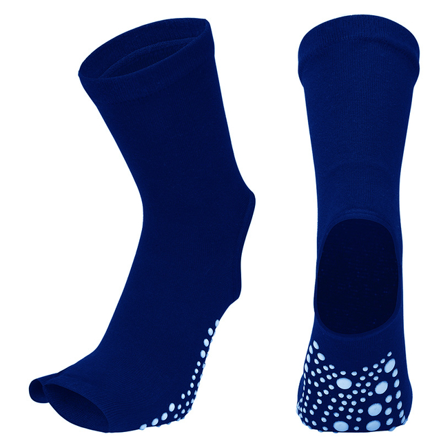 trendy item Hot Two Toe Yoga Socks Silicone Non Slip Quick-Dry Pilates Sock Foot Heel Cotton Ventilation Ballet Dance Sock for 