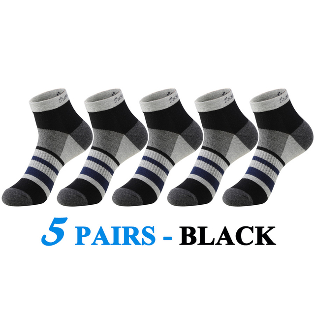 light customization Lot Running Socks Men Casual Outdoor Sports Cotton Black Grey Blue Athletic Stripes Colors Travel Male 