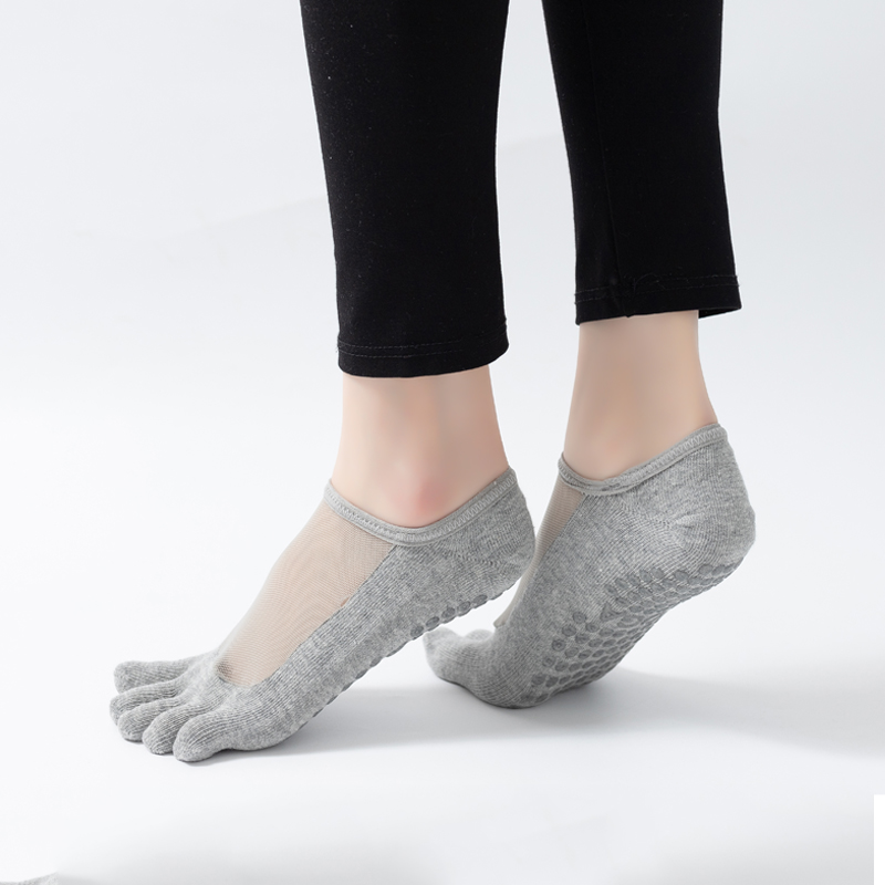Price Match Women Professional Mesh Surface Pilates Socks Non-Slip Breathable Yoga Socks Cotton Ladies Ballet Dance Sports 