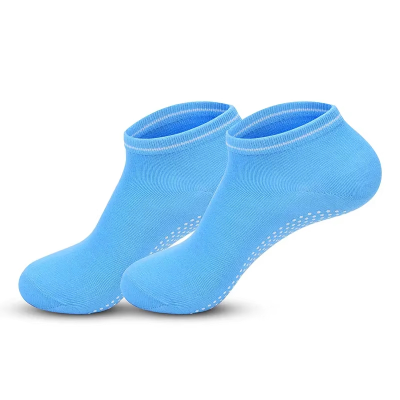 OEM Women Anti-Slip Sock trampoline Yoga Sock Cotton Breathable Short Socks Elasticity Sport Boy Girl Outside Sport Socks 