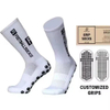 Anti Slip Compression Custom Mesh Unisex Football Men Design Grip Crew Soccer Sports Socks