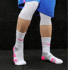 Custom Boys Girls Running Socks Black White Versatile Sports Sock with Patterned