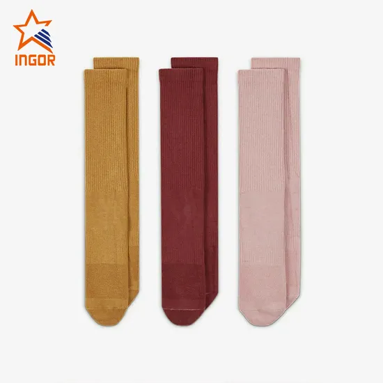 Ingor Sportswear Custom Socks Factory Wholesale Sport Unisex Soccer Football Cotton Socks