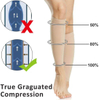 Post Recovery Surgical High Elastic Custom Leg Ankle Half MID Calf Compression Socks Sleeve for Women