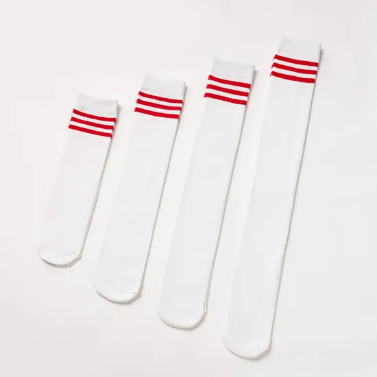 High Quality White Black Wholesale School Cotton Socks