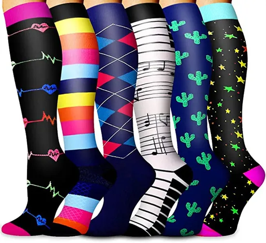 Custom Logo Tube Sock Thick Nurse Compression Socks Cycling Basketball Elites Men Crew Sports Socks Man