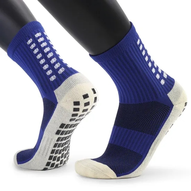 Wholesale Sport Unisex Men Women Soccer Football Non Slip Grip Crew Cotton Socks