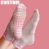 High Quality Non Slip Custom Design Ruffle Yoga Anti Slip Grip Wholesale Ballet Bows Pilates Socks
