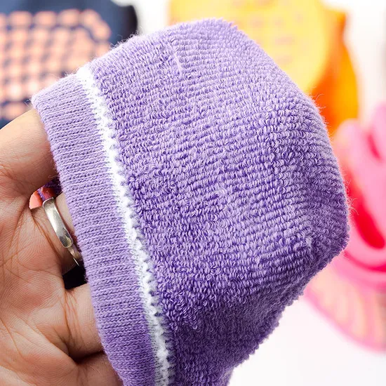 Factory Custom Logo Slipper Non Slip Skid Gripper Trampoline Socks for Adults Women Hospital Socks Yoga Socks Summer Knitted