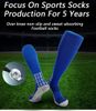 Custom Design Kid Boy′ S and Girl′ S Cushioned Anti Blister Knee High Athletic Football Women Over The Knee Soccer Socks