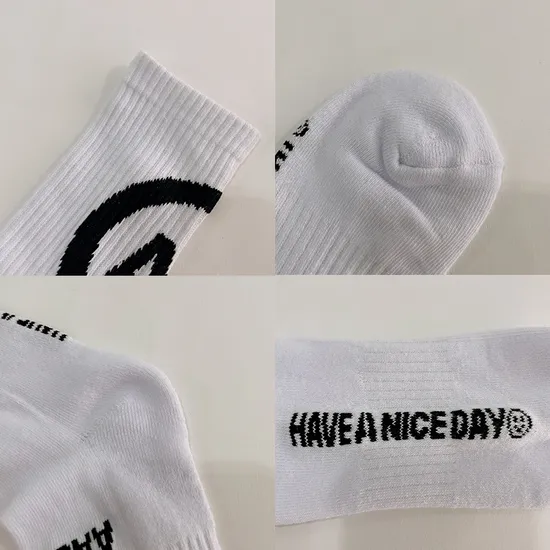 Zhuji Factory Cheapest Mini MOQ Custom Logo Cotton Socks for Man and Women